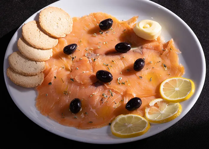 Carpaccio de salmó
